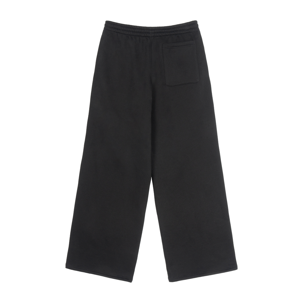 BLANK Fleece Drawstring Straight-Leg Sweatpants