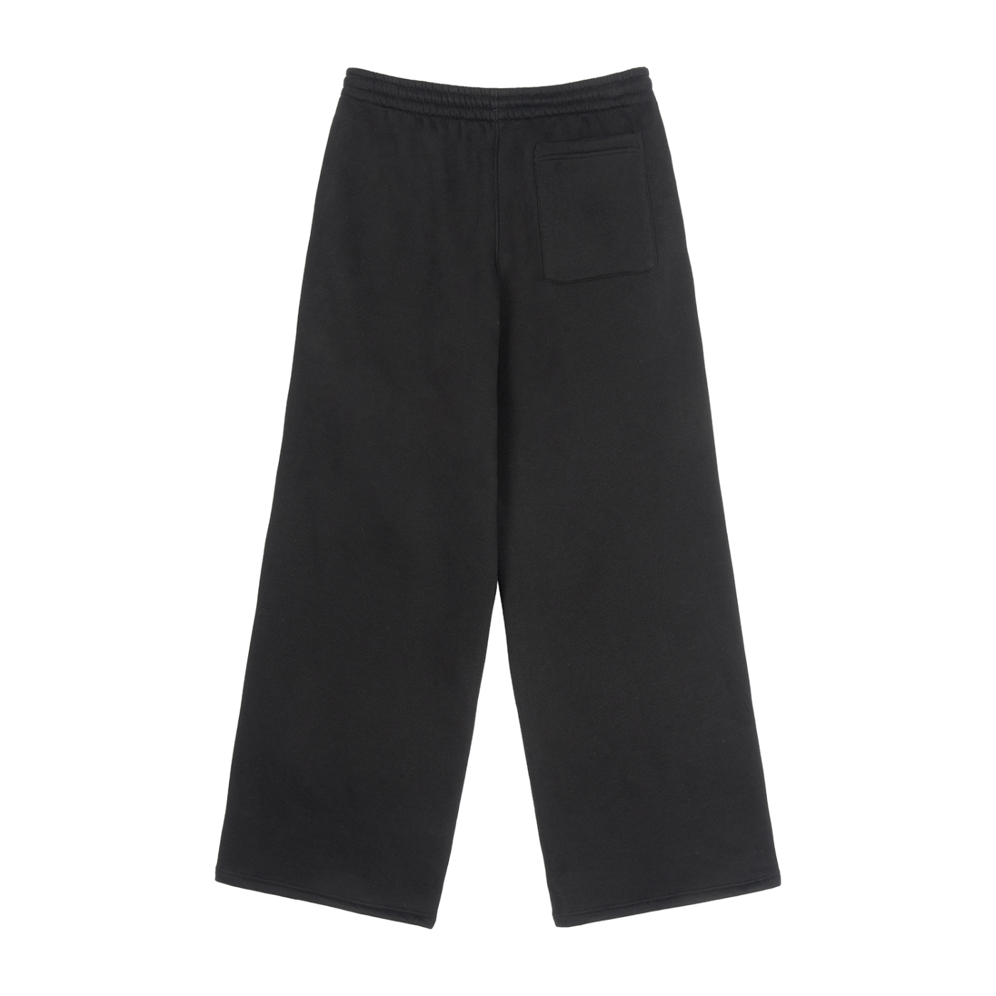 BLANK Fleece Drawstring Straight-Leg Sweatpants