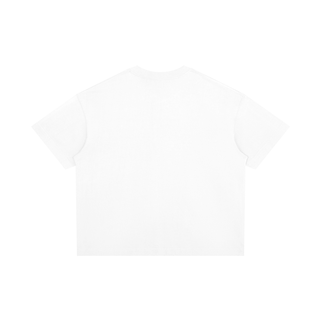 Unisex Qoute Boxy Drop Shoulder T-Shirt I CAN'T CRY ABOUT HAVING A LOT ON MY PLATE WHEN MY GOAL WAS TO EAT