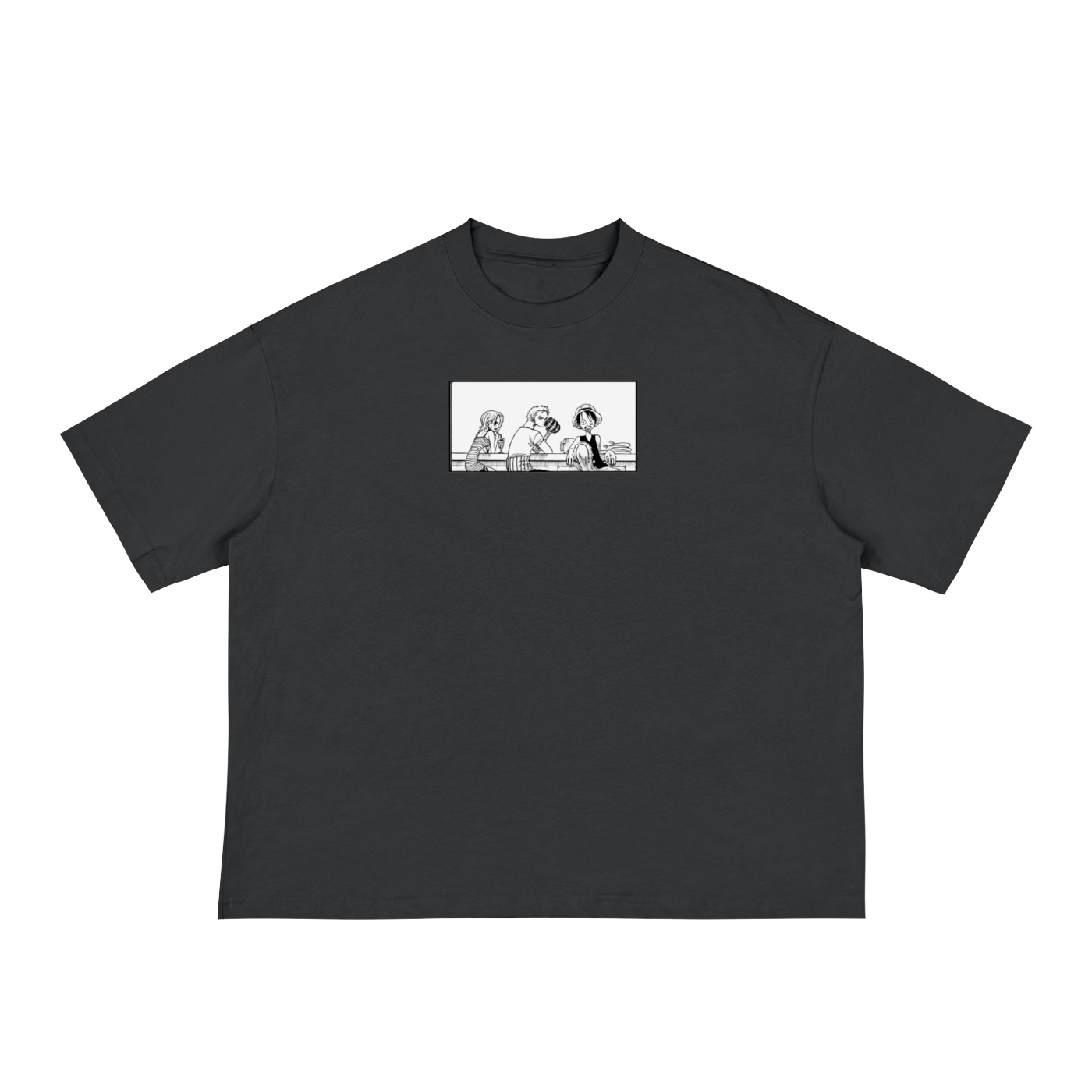 Unisex Anime Classic Loose Boxy Tee 0002